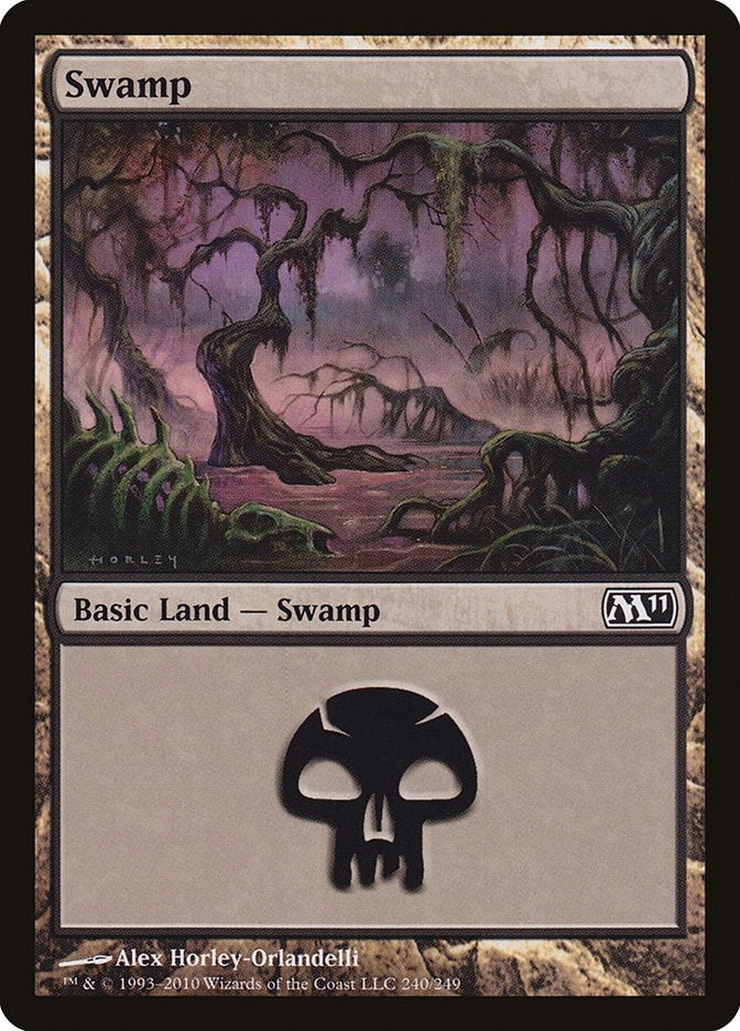 Image for Swamp (240) (240) [Magic 2011 (M11)]