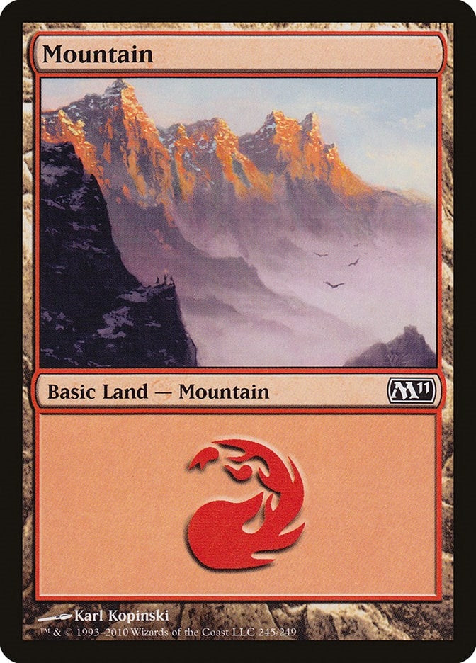 Image for Mountain (245) (245) [Magic 2011 (M11)]
