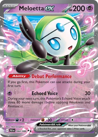 Meloetta ex 044/086 SV: Black Bolt