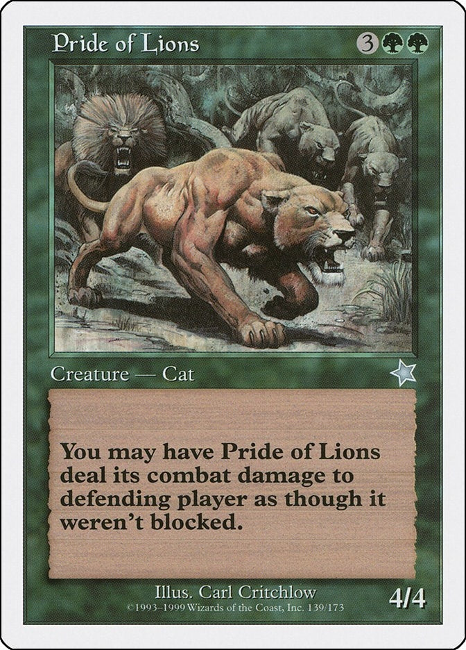 Image for Pride of Lions (139) [Starter 1999]
