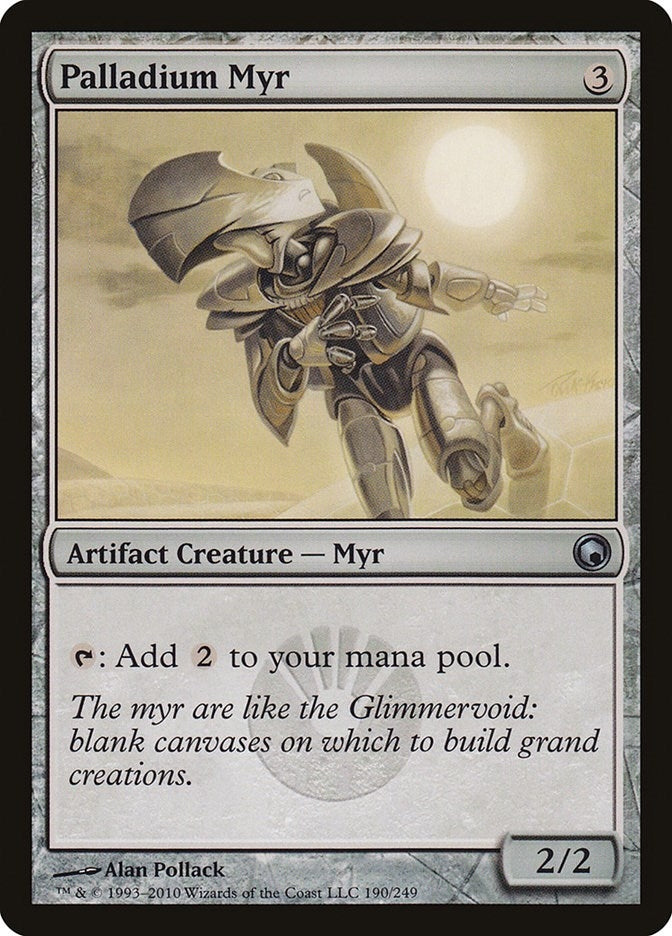 Image for Palladium Myr (190) [Scars of Mirrodin]