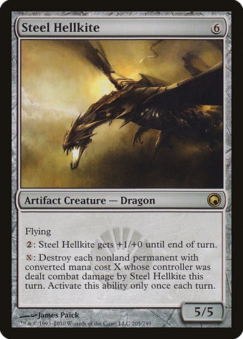 Image for Steel Hellkite (205) [Scars of Mirrodin]
