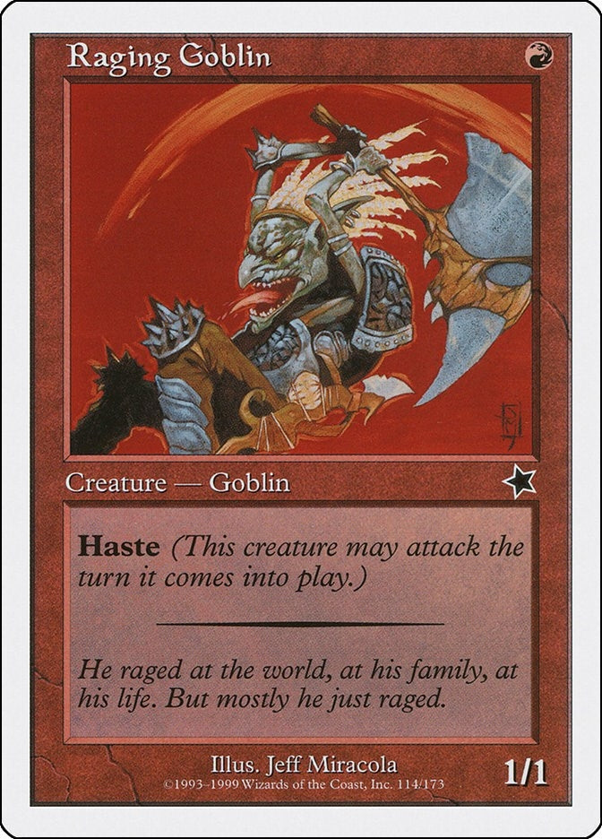 Image for Raging Goblin (114) [Starter 1999]