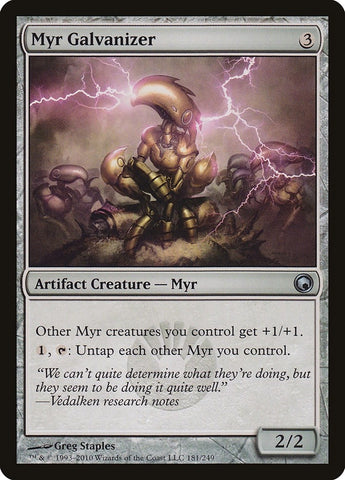 Image for Myr Galvanizer (181) [Scars of Mirrodin]