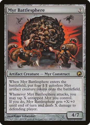 Image for Myr Battlesphere (180) [Scars of Mirrodin]