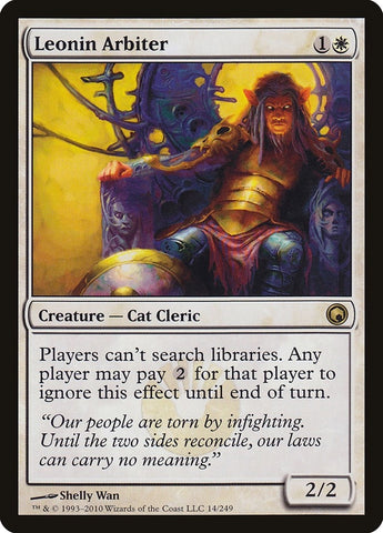 Image for Leonin Arbiter (14) [Scars of Mirrodin]