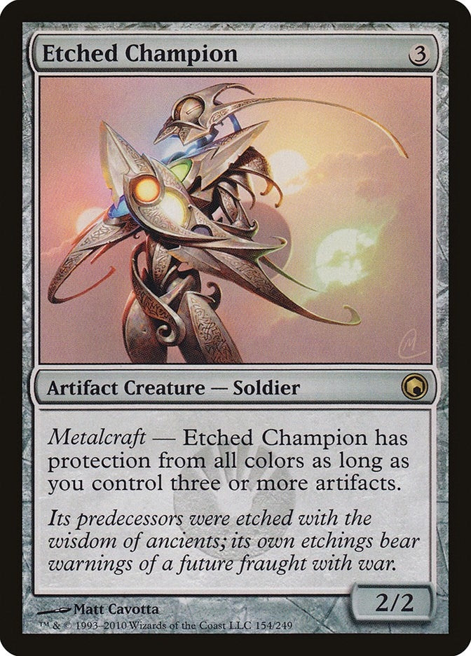 Image for Etched Champion (154) [Scars of Mirrodin]