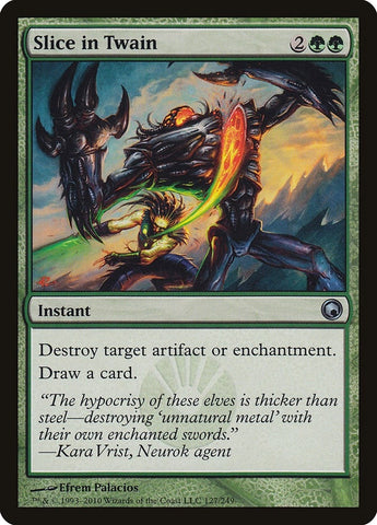 Image for Slice in Twain (127) [Scars of Mirrodin]
