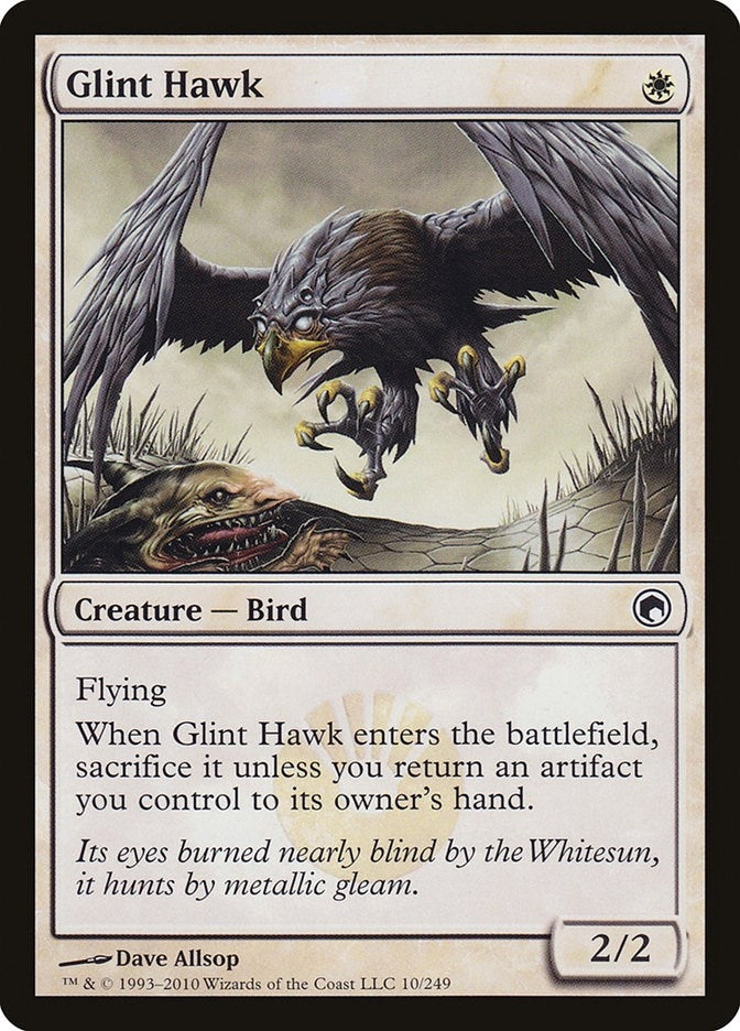 Image for Glint Hawk (10) [Scars of Mirrodin]