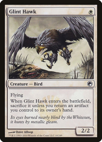 Image for Glint Hawk (10) [Scars of Mirrodin]