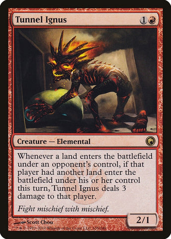 Image for Tunnel Ignus (105) [Scars of Mirrodin]