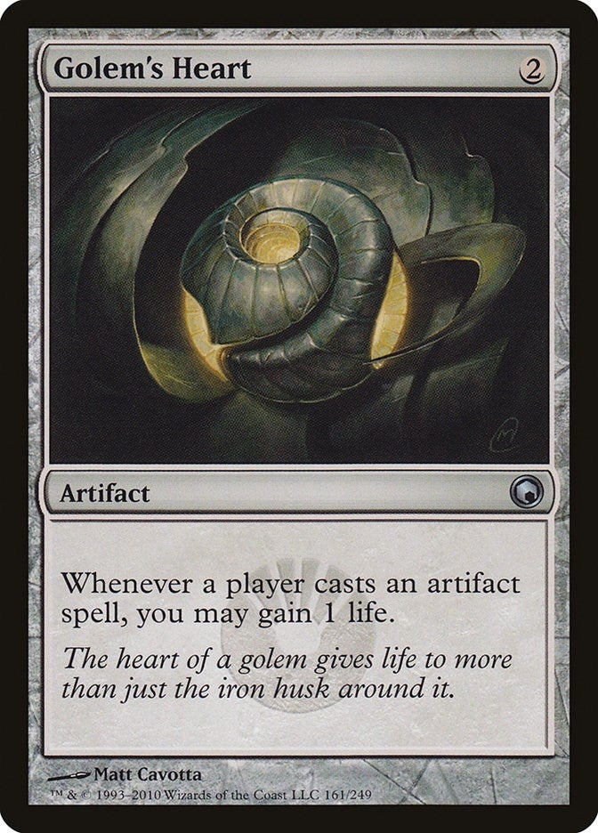 Image for Golem's Heart (161) [Scars of Mirrodin]