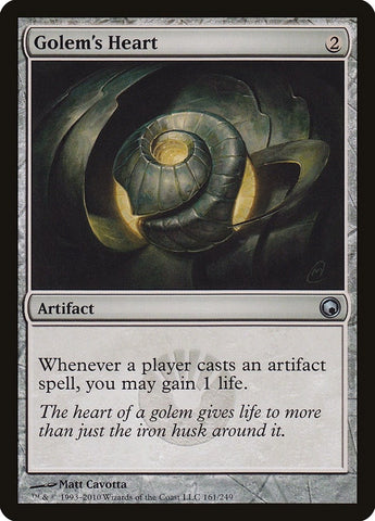 Image for Golem's Heart (161) [Scars of Mirrodin]