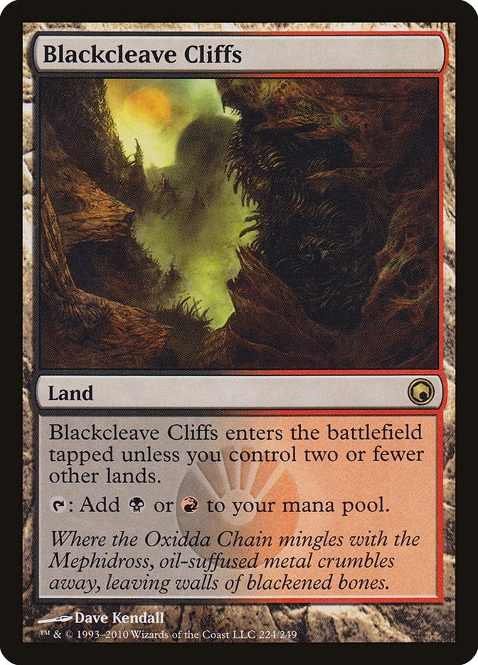 Image for Blackcleave Cliffs (224) [Scars of Mirrodin]