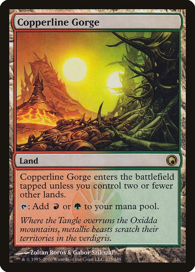 Image for Copperline Gorge (225) [Scars of Mirrodin]