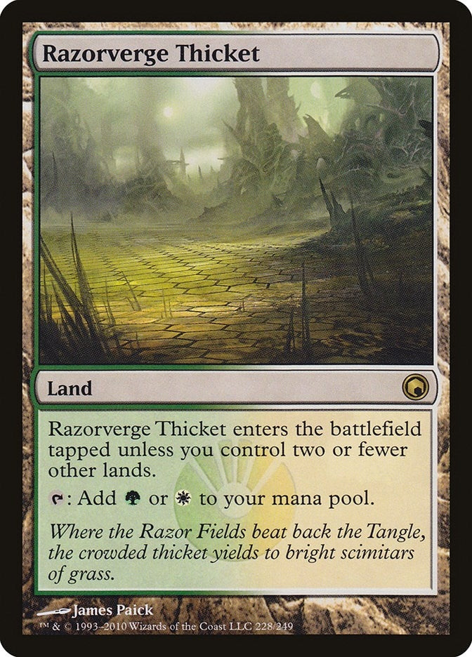 Image for Razorverge Thicket (228) [Scars of Mirrodin]