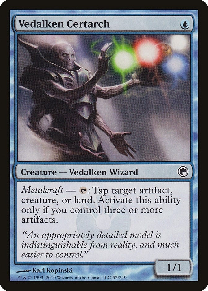 Image for Vedalken Certarch (52) [Scars of Mirrodin]
