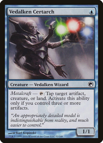 Image for Vedalken Certarch (52) [Scars of Mirrodin]
