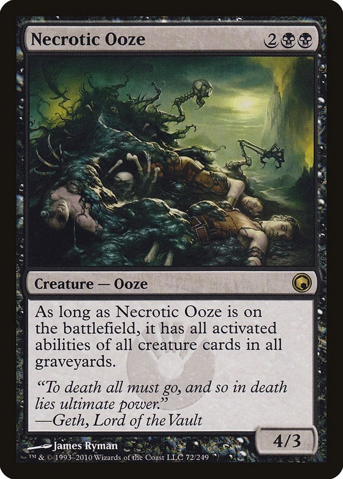 Image for Necrotic Ooze (72) [Scars of Mirrodin]