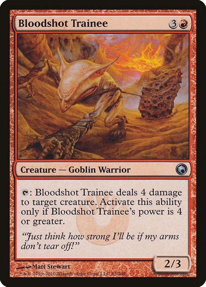 Image for Bloodshot Trainee (85) [Scars of Mirrodin]