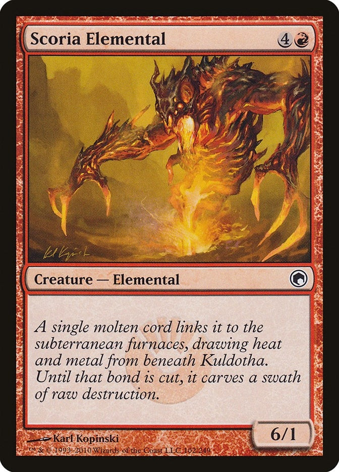 Image for Scoria Elemental (102) [Scars of Mirrodin]