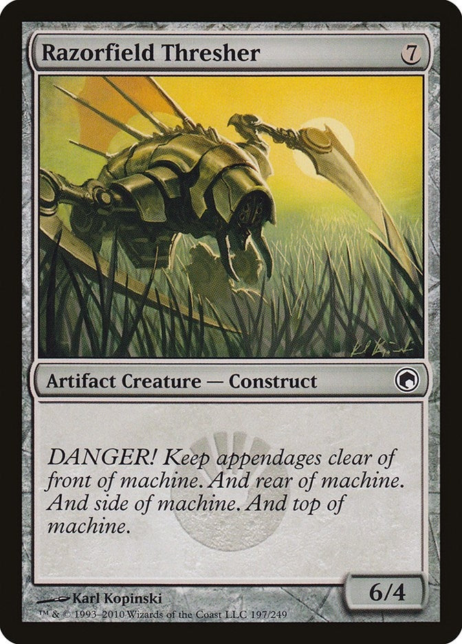 Image for Razorfield Thresher (197) [Scars of Mirrodin]
