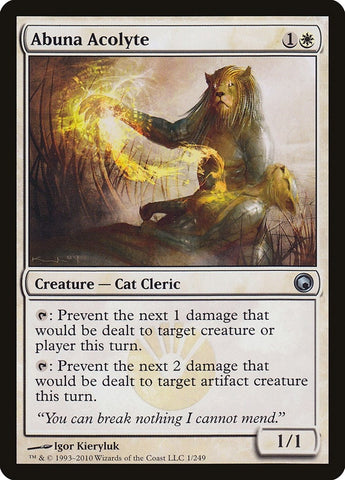 Image for Abuna Acolyte (1) [Scars of Mirrodin]