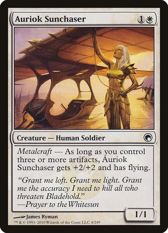 Image for Auriok Sunchaser (4) [Scars of Mirrodin]