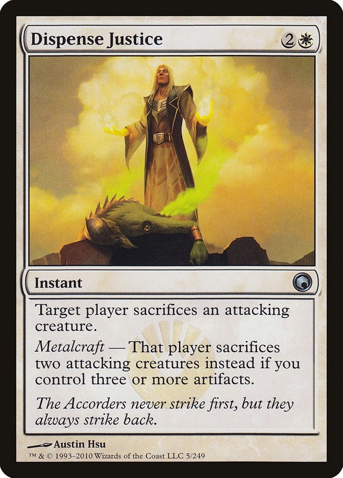 Image for Dispense Justice (5) [Scars of Mirrodin]