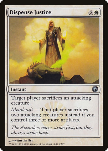 Image for Dispense Justice (5) [Scars of Mirrodin]