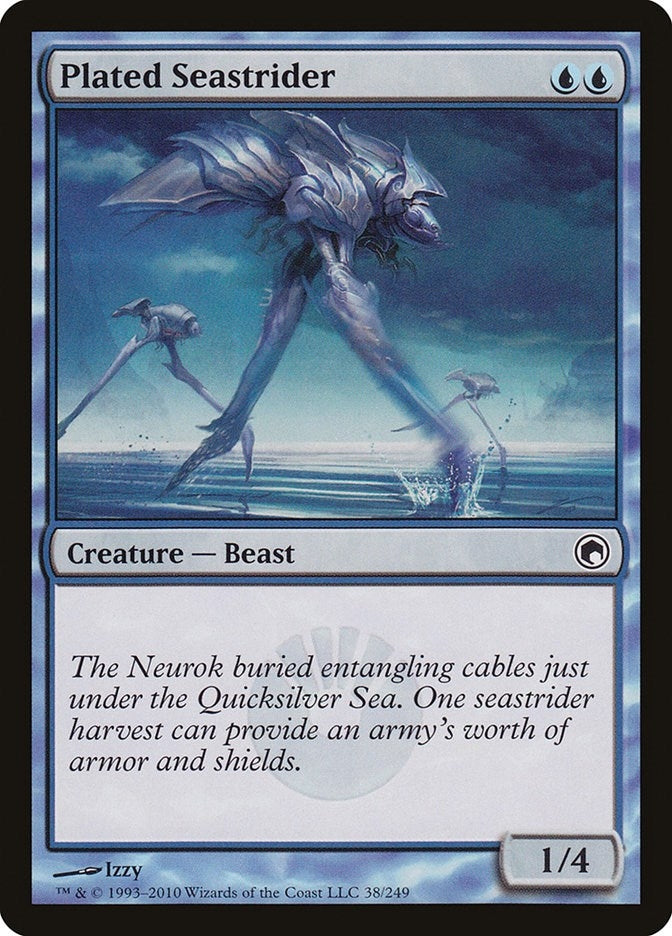 Image for Plated Seastrider (38) [Scars of Mirrodin]