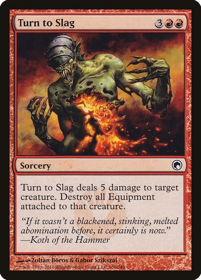 Image for Turn to Slag (106) [Scars of Mirrodin]