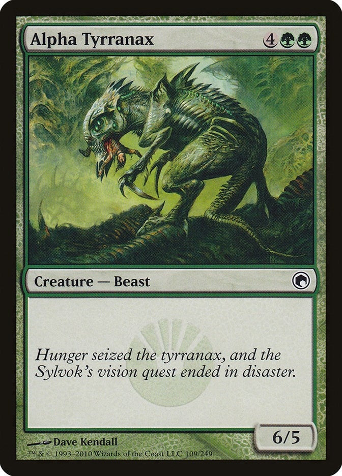 Image for Alpha Tyrranax (109) [Scars of Mirrodin]