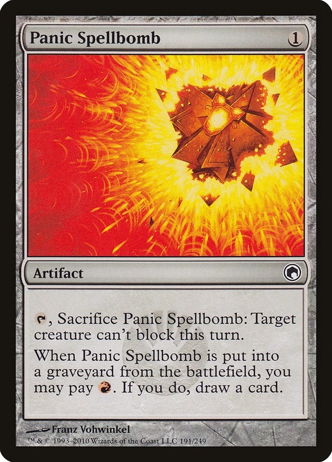 Image for Panic Spellbomb (191) [Scars of Mirrodin]