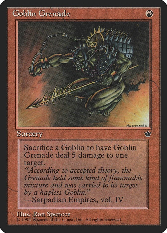 Image for Goblin Grenade (Spencer) [Fallen Empires]