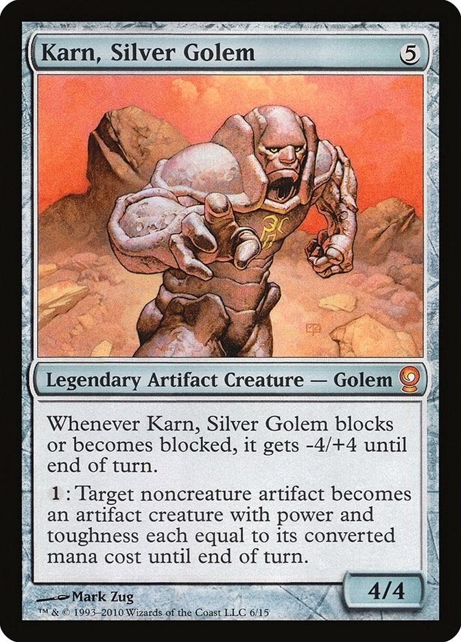 Image for Karn, Silver Golem [From the Vault: Relics]
