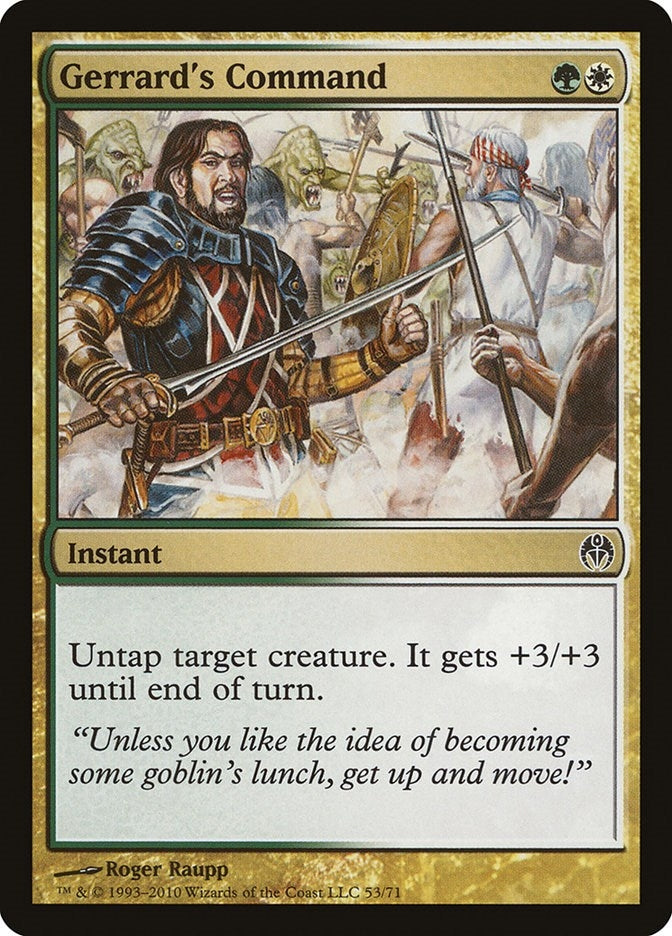 Image for Gerrard's Command (53) [Duel Decks: Phyrexia vs. the Coalition]