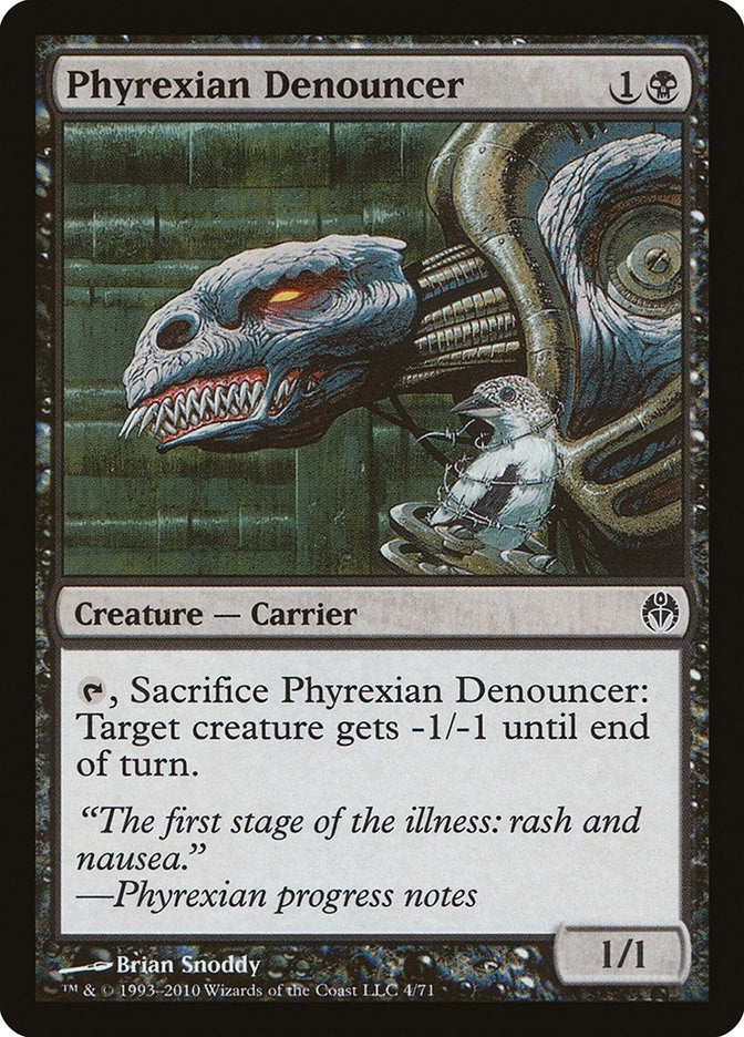 Image for Phyrexian Denouncer (4) [Duel Decks: Phyrexia vs. the Coalition]