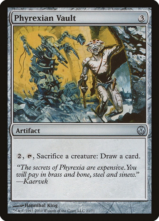 Image for Phyrexian Vault (21) [Duel Decks: Phyrexia vs. the Coalition]