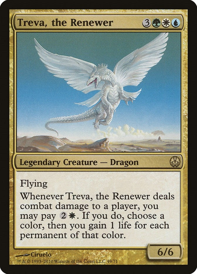 Image for Treva, the Renewer (49) [Duel Decks: Phyrexia vs. the Coalition]