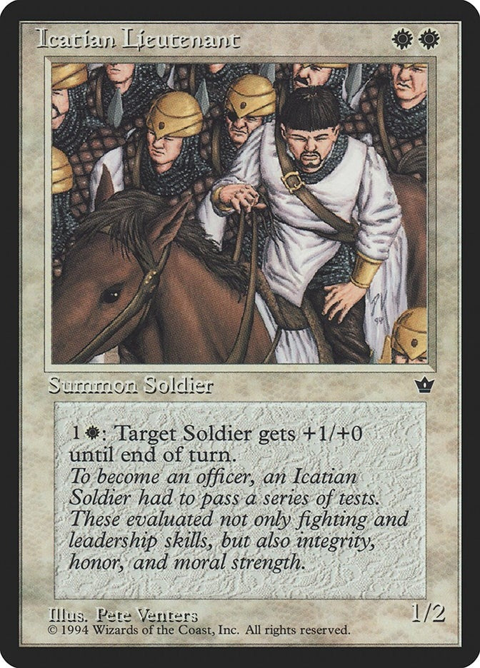 Image for Icatian Lieutenant [Fallen Empires]