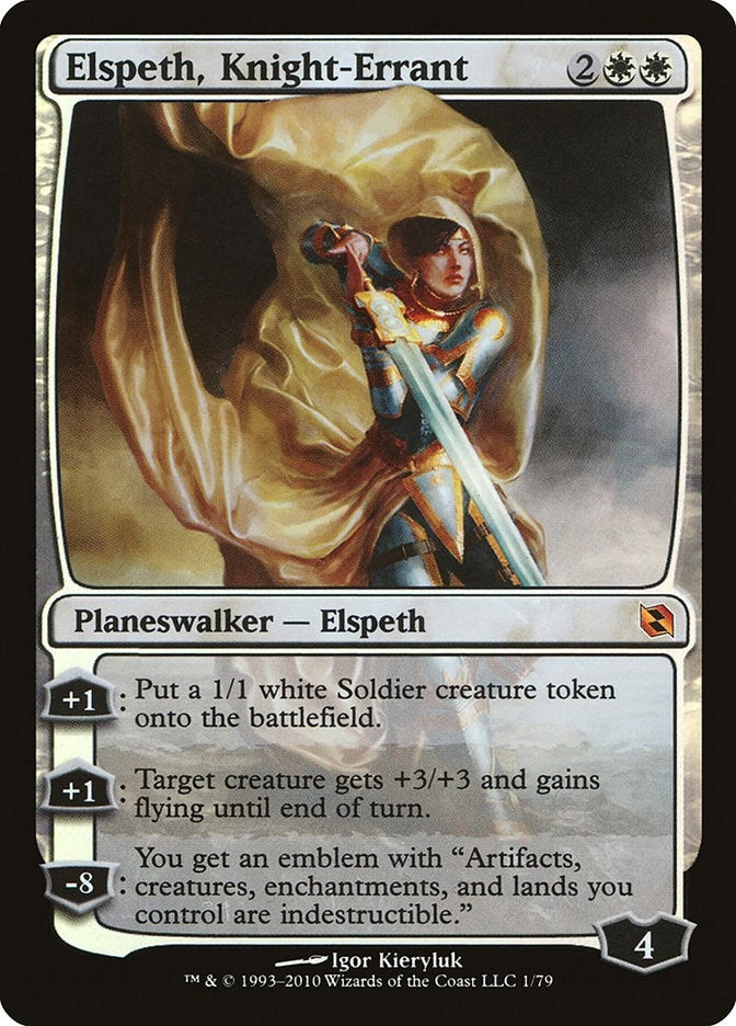 Image for Elspeth, Knight-Errant (1) [Duel Decks: Elspeth vs. Tezzeret]