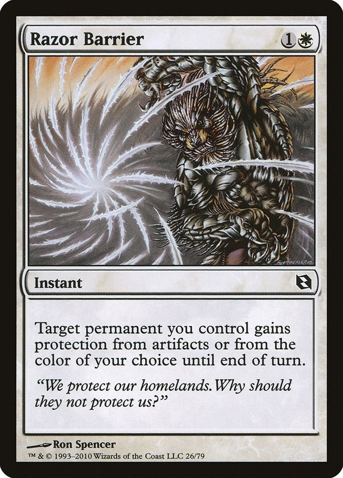 Image for Razor Barrier (26) [Duel Decks: Elspeth vs. Tezzeret]