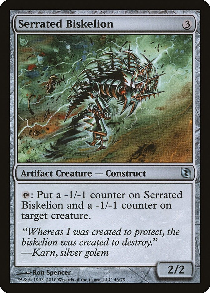 Image for Serrated Biskelion (46) [Duel Decks: Elspeth vs. Tezzeret]