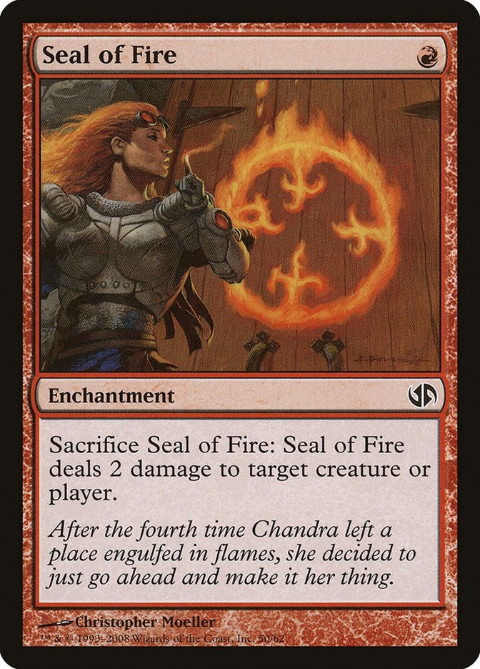 Image for Seal of Fire (50) [Duel Decks: Jace vs. Chandra]