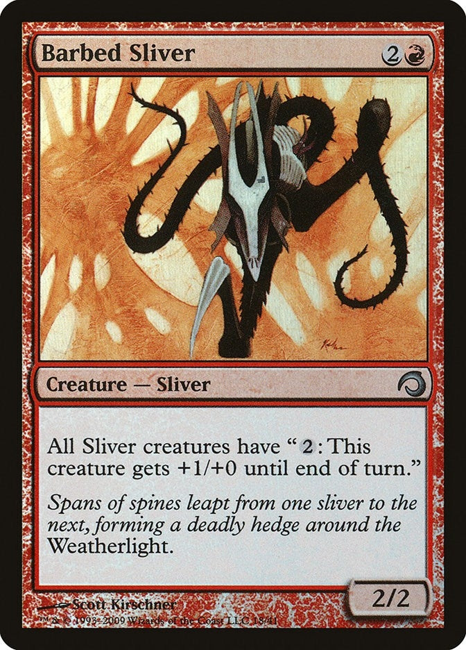 Image for Barbed Sliver (18) [Premium Deck Series: Slivers]