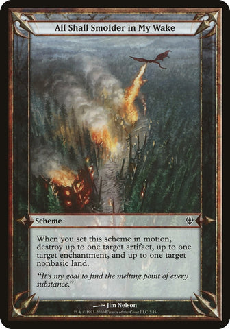 Image for All Shall Smolder in My Wake (Archenemy) [Oversize Cards]