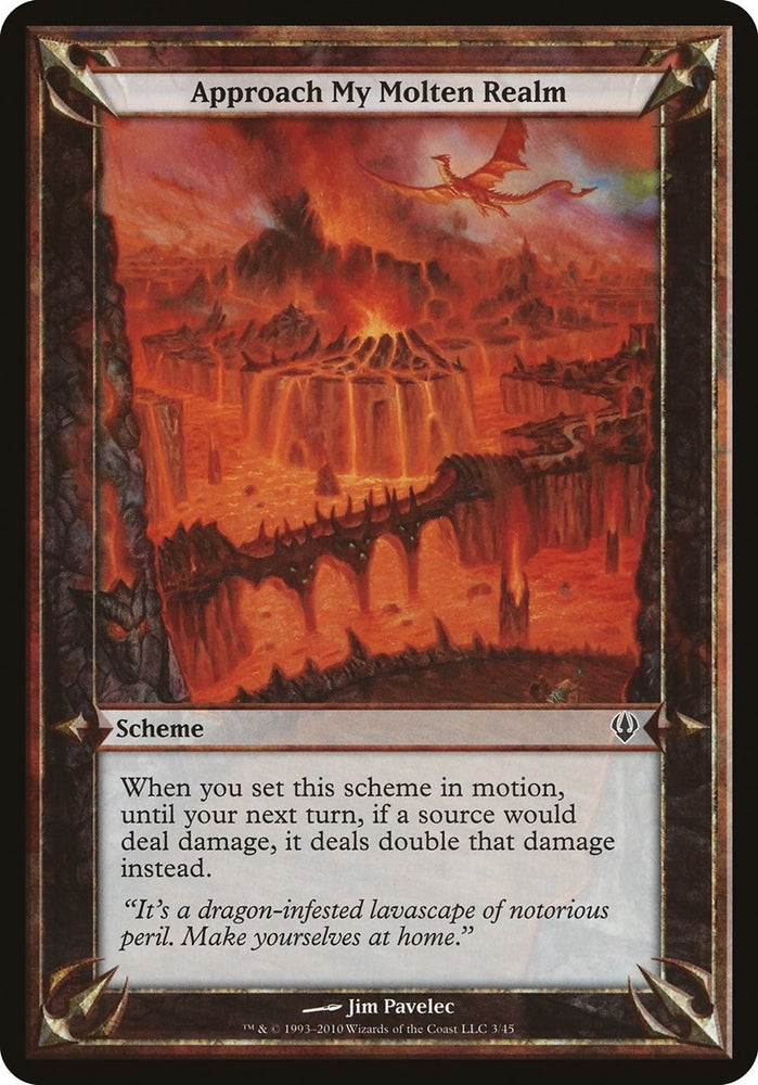 Image for Approach My Molten Realm (Archenemy) [Oversize Cards]