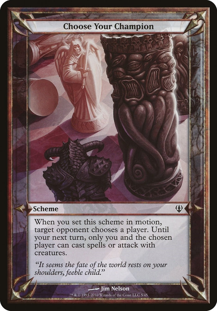 Image for Choose Your Champion (Archenemy) [Oversize Cards]