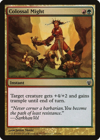 Image for Colossal Might (83) [Archenemy]